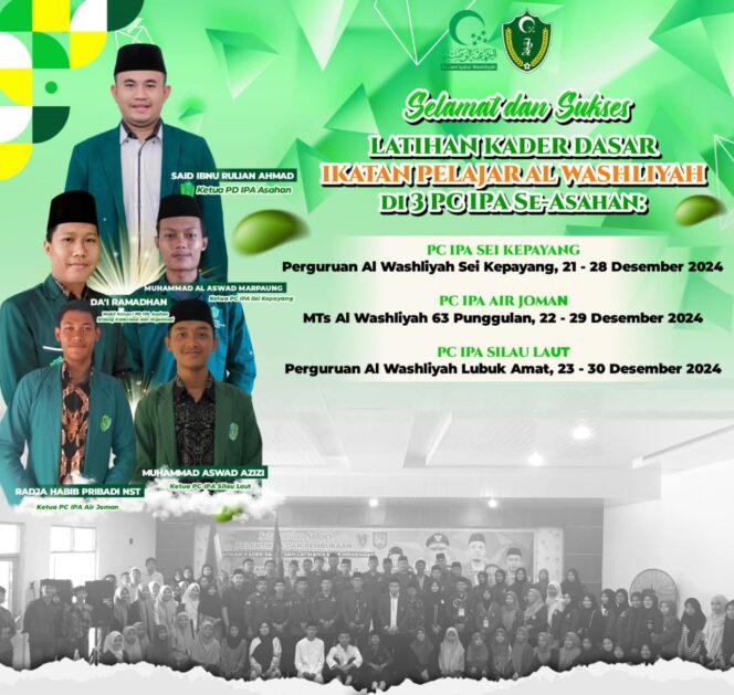
					Ikatan Pelajar Alwashliyah (IPA) Cetak 150 Kader Terbanyak Melalui Latihan Kader Dasar(LKD)