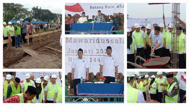 
					Dokumentasi kegiatan Ground Breaking dapur makan bergizi pesantren