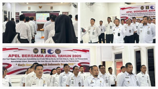 
					Jajaran Lapas Labuhan Ruku Ikuti Apel Bersama Awal Tahun 2025