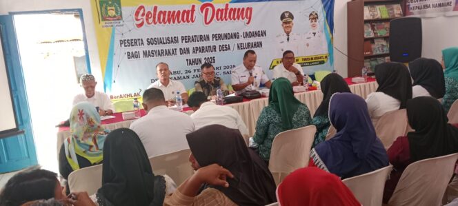 
					Pemkab Langkat Bidang Hukum Gelar Sosialisasi Bagi Aparatur Desa dan Masyarakat