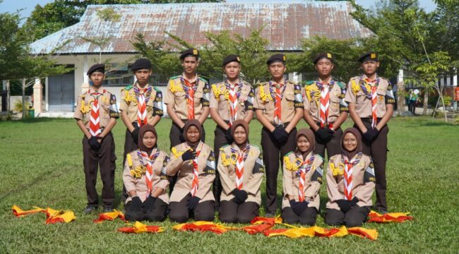 Pramuka di SMK Negeri 1 Air Putih (ist)