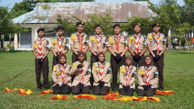 
					Pramuka di SMK Negeri 1 Air Putih (ist)