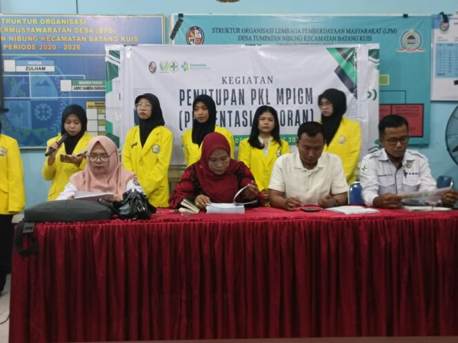 
					Penutupan PKL Mahasiswa Poltekkes Kemenkes Medan di Desa Tumpatan Nibung Berjalan Lancar