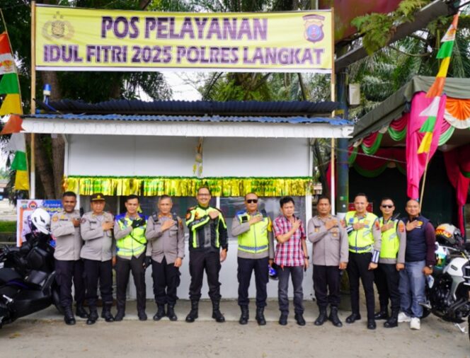 
					Kapolres Langkat Cek Kesiapan Pos Pengamanan Ops Ketupat Toba 2025