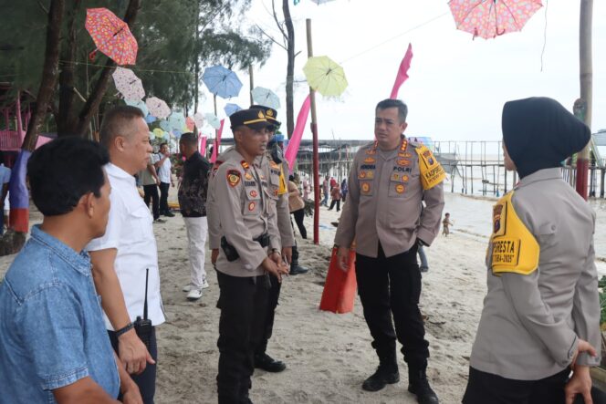 
					H3 Lebaran, Kombes Pol Hendria Pantau Objek Wisata