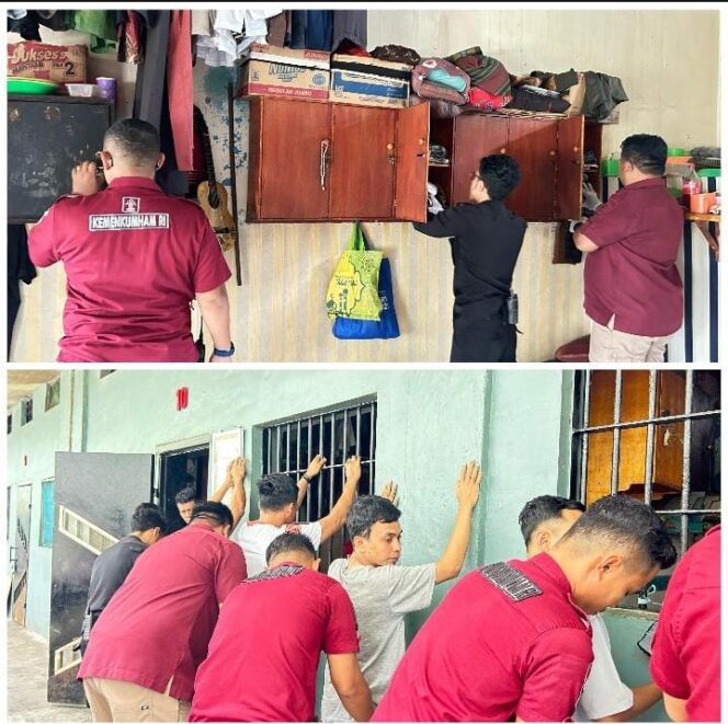 
					Cegah Masuknya Barang Terlarang Setelah Lebaran, Lapas Labuhan Ruku Gelar Razia