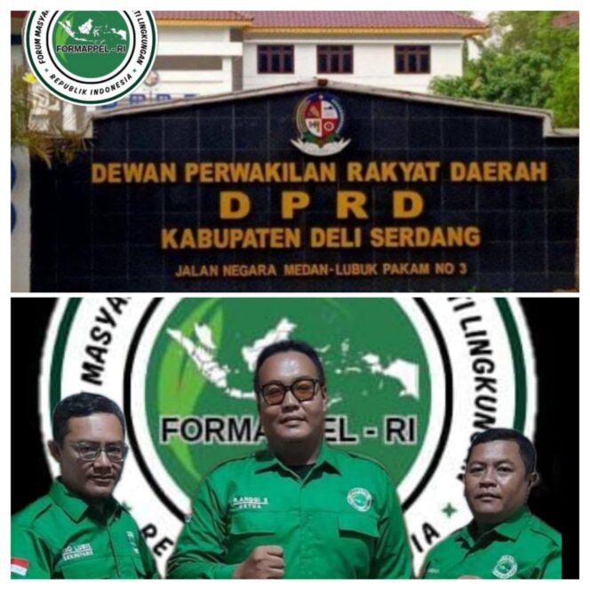 
					LSM Formappel RI Soroti Laporan Dugaan Korupsi di DPRD Deli Serdang: Harus Diusut Tuntas