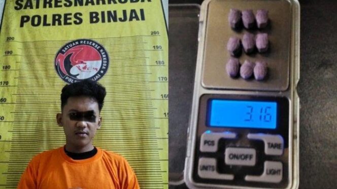 
					Kantongi Ekstasi, Pria Asal Langkat Diringkus Polisi di Binjai