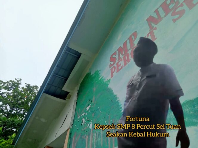 
					Kepsek SMPN 8 Percut Sei Tuan Diduga Pungli dan Korupsi Dana BOS