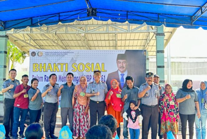 
					Peringati HBP, Lapas Labuhan Ruku Berbagi Sembako