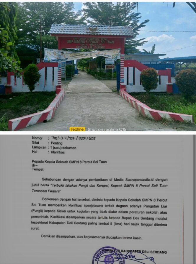 
					Kepala SMPN 8 Hindari Panggilan Inspektorat dan Bohongi Dinas Pendidikan Deli Serdang