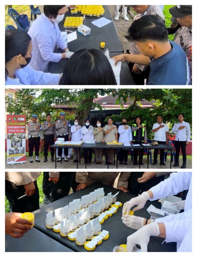 
					Wujudkan Bersih Narkoba, Polresta Deli Serdang Tes Urin Personel