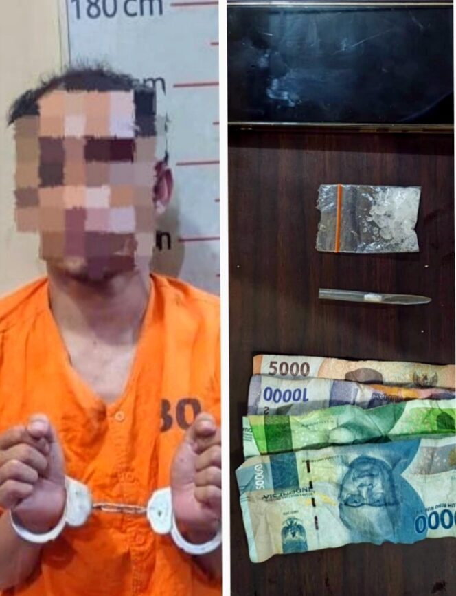 
					Sat Narkoba Polres Langkat Amankan HSG dan Barang Bukti Dikamar Hotel