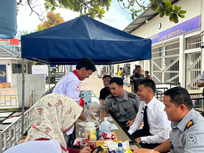 
					Meriahkan HUT RI Ke-80, Lapas Labuhan Ruku Gelar Baksos Donor Darah