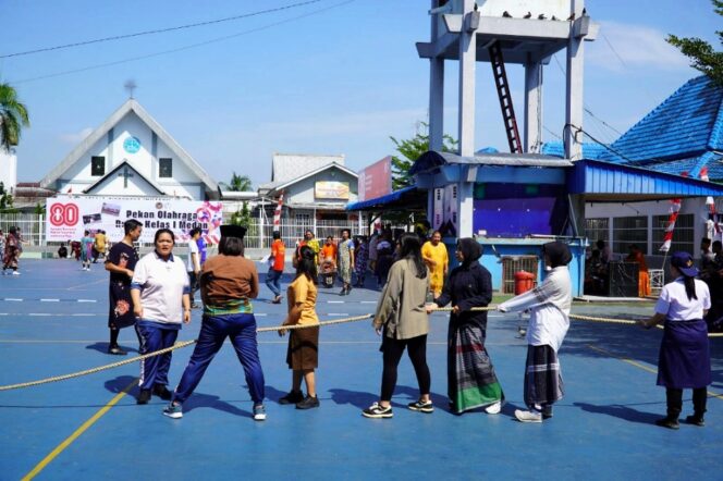 
					Sambut HUT RI ke-80, Rutan Kelas 1 Medan Gelar Pekan Olah Raga dan Perlombaan