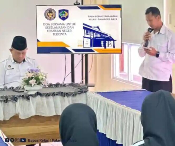 
					Pegawai Bapas Palangka Raya Doa Bersama Untuk Keselamatan dan Kebaikan Negeri Tercinta