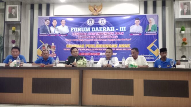 
					Forda ke III LPA Deli Serdang gelar Seminar Bertajuk “Bersahabat Dunia Nyata dan Maya, Gen Z Bebas Bullying”