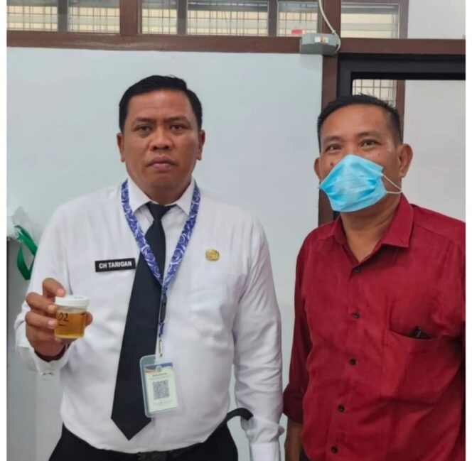 
					Deteksi Dini Penyalahgunaan Narkotika BNNP Sumut Tes Urin Peserta Pelatihan Kepemimpinan