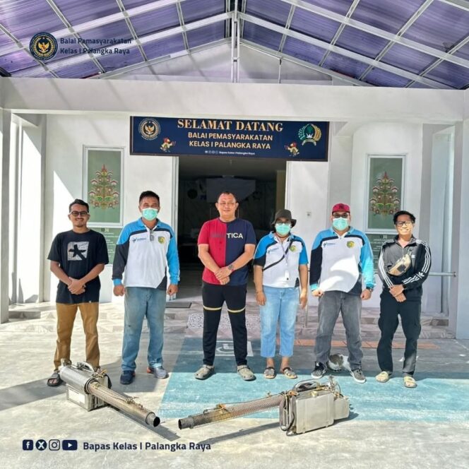 
					Antisipasi Penyebaran DBD, Bapas Palangka Raya Laksanakan Foging
