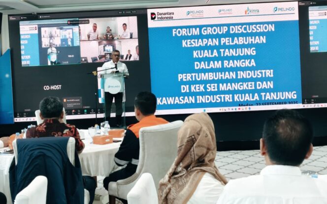 
					Pelindo Regional 1 Gelar FGD Kesiapan Pelabuhan Kuala Tanjung, Dorong Pertumbuhan Industri di KEK Sei Mangkei