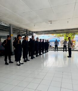 Kalapas Labuhan Ruku Pimpin Apel Serah Terima Tugas Regu