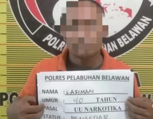Sat Narkoba Polres Pelabuhan Belawan Tangkap Pengedar Shabu