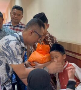 Sat Reskrim Polres Pelabuhan Belawan Gelar Kegiatan Jum’at Berkah Bersama Anak Yatim