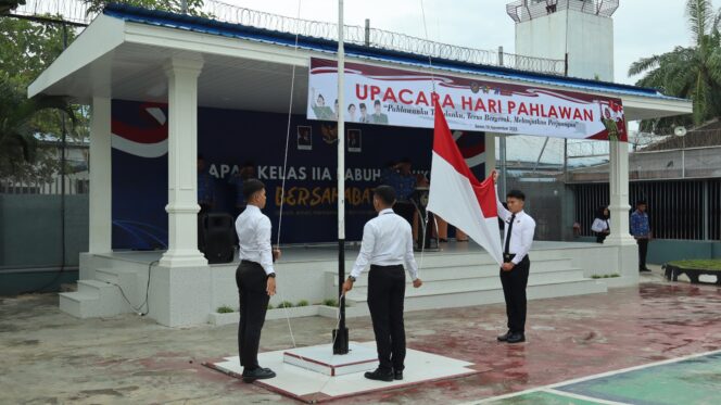 
					Lapas Labuhan Ruku Gelar Upacara Hari Pahlawan ke-80