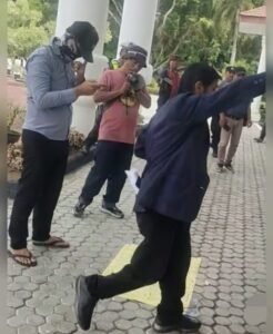 LSM GAMPKER Gelar Aksi Unras ke Dinas Kesehatan Kabupaten Asahan 