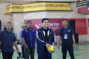 Meriahkan HUT NasDem, Ricky Anthony Buka Turnamen Voli RA CUP 2025