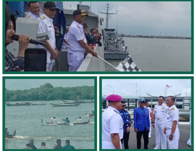 
					HUT Armada Rl Ke 80 Kodaeral l Belawan Dan HNSI Gelar Lomba Dayung Sampan