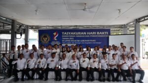 Lapas Labuhan Ruku Gelar Tasyakuran Hari Bakti Kemenimipas Kesatu