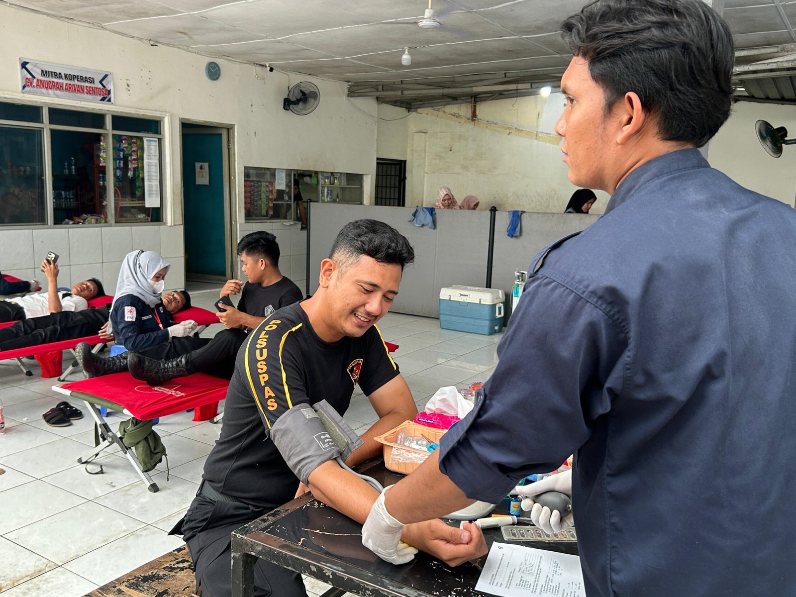 Lapas Labuhan Ruku Gelar Donor Darah Peringati Hari Bakti Kementerian Imigrasi dan Pemasyarakatan ke-1