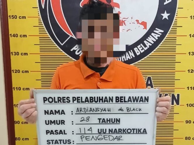 
					Sat Narkoba Polres Pelabuhan Belawan Tangkap Pengedar Narkoba