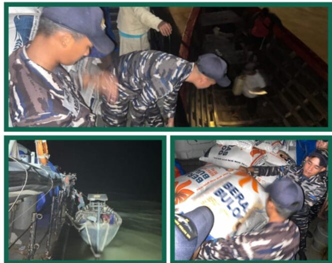 
					Peduli Bencana, TNI AL Gunakan KRI SSA 378 Salurkan Beras 50 Ton ke Aceh