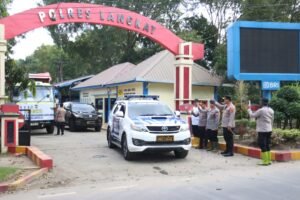 Polres Langkat Distribusikan Bantuan Polda Sumut Untuk Korban Banjir