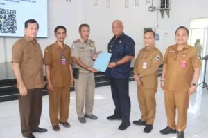 Bupati Nias Utara Serahkan SK Plt kepada Sejumlah OPD