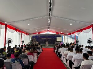 Natal Penuh Harapan, Pegawai dan Warga Binaan Lapas Labuhan Ruku Rayakan Kebersamaan