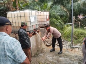 Kapolres Langkat Salurkan Sumur Bor untuk Warga Bukit Jengkol Pangkalan Susu