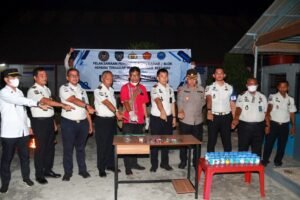Pastikan Zero Halinar, Lapas Kelas IIB TBA Gelar Razia Gabungan