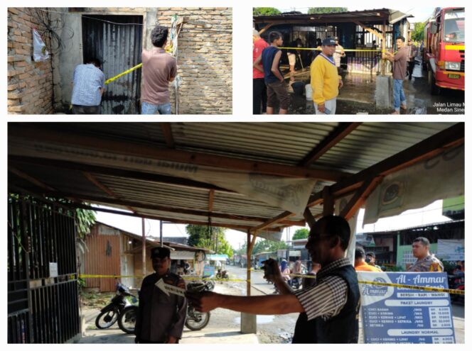 
					Tiga Rumah Terbakar di Tanjung Morawa, Kerugian Capai Rp250 Juta