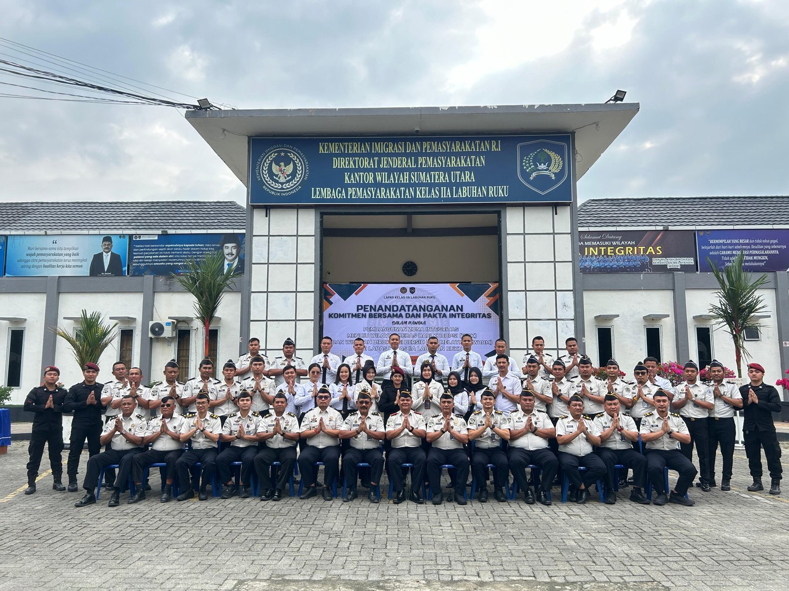Lapas Labuhan Ruku Deklarasikan Komitmen Bersama dan Fakta Integritas