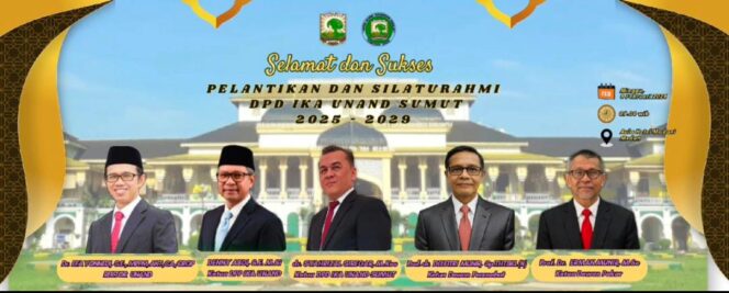 
					Pelantikan Pengurus DPD IKA UNAND Sumatera Utara