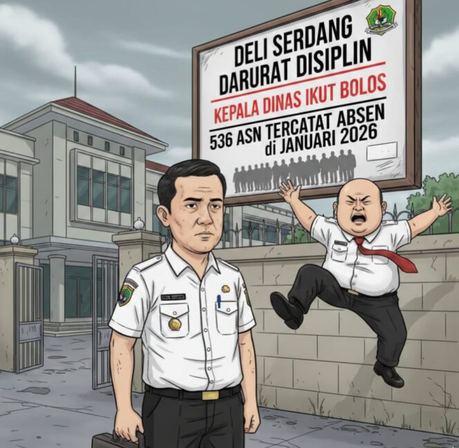 
					Deli Serdang Darurat Disiplin, Kepala Dinas Ikut Bolos, 536 ASN Tercatat Absen