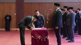 Bupati Deli Serdang lantik 402 Kepala sekola (senin 9/2/2026) sumber foto kominfo Deliserdang.