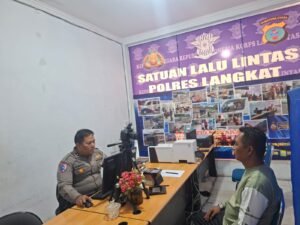 Polres Langkat Perkuat Pelayanan SIM, “Polantas Menyapa” Layanan Humanis dan Profesional