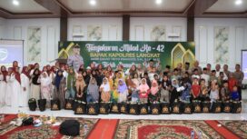 Foto giat polres langkat santuni anak yatim tahun 2026 jelang ramadhan( istimewa)