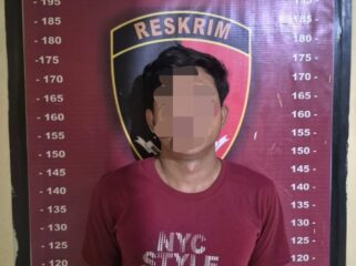 Foto: Satuan Reskrim Polsek Tanjung Morawa, Polresta Deli Serdang, berhasil menyelesaikan pengamanan seorang pria berinisial RS (22),(istimewa).
