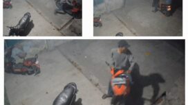 Foto: Rekaman CCTV Saat diduga pelaku curanmor Beraksi. (7/3).