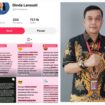 Foto kiri, akun medsos dinda lestari(tiktok), kanan Inspektorat deli serdang H Edwin Nasution. 